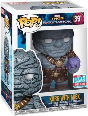 Funko 30763 POP Bobble Marvel Thor Ragnarok Korg w Miek
