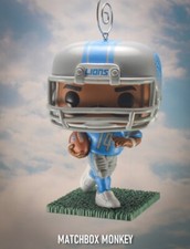 Detroit Lions Amon-Ra St. Brown Action Figure Christmas Tree Ornament Adorno