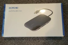 HOYOKI USB C Hub HDMI, 8 in 1 USB-C Hub with Ethernet, 100W PD Charger, USB C 