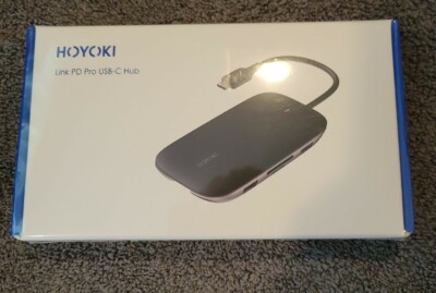 HOYOKI USB C Hub HDMI, 8 in 1 USB-C Hub with Ethernet, 100W PD Charger, USB C 