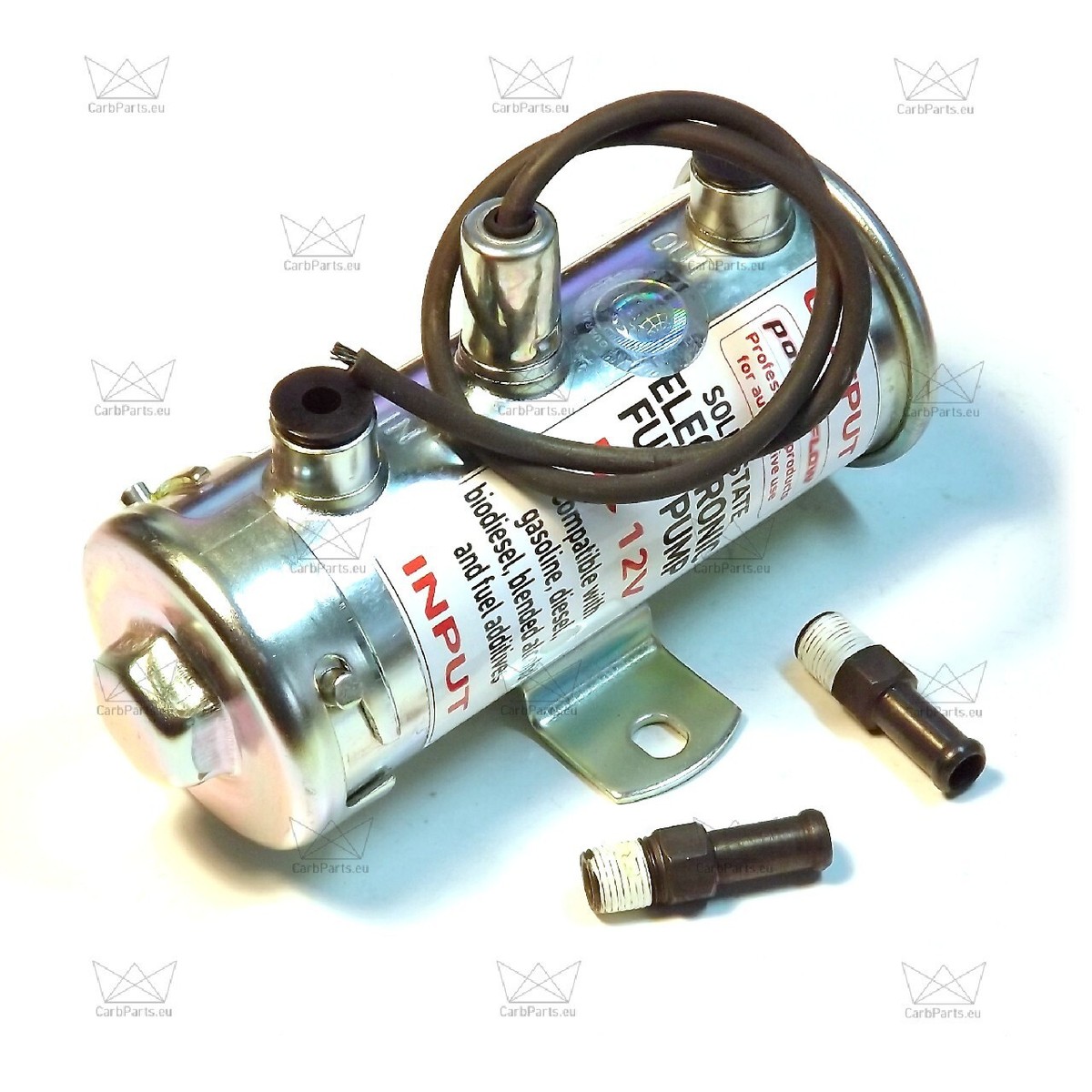 PowerFlow electric FUEL PUMP 12V Cylindrical Universal Facet