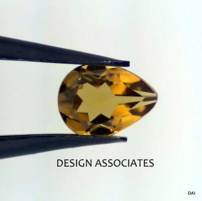 SUNSET QUARTZ 7x5 MM PEAR CUT SENSATIONAL COLOR AAA 2 PIECE SET