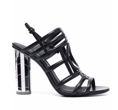 サンダル・ミュール Ferragamo Florenza Crystal-Embellished Slingback Heel Ferragamo Florenza Crystal-Embellished Slingback Heel