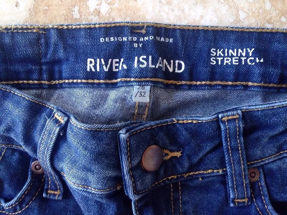 River island mens store stretch jeans