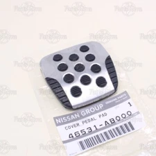 46531-AB000 New OEM Nissan Infiniti Aluminum Clutch / Brake Pedal Pad G35 MAXIMA