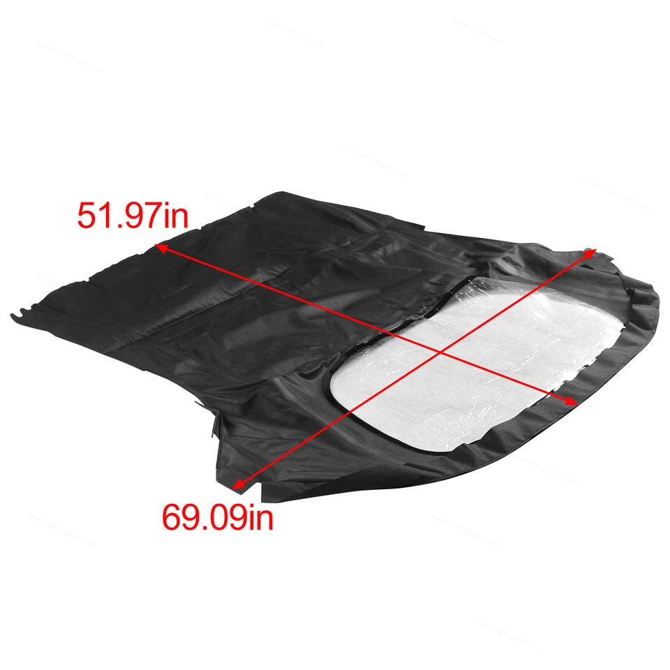 Convertible Soft Top Plastic Window Replace Fits Porsche Boxster 986 1997-2002 Foto 2 de 4