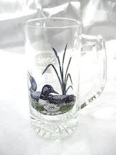 Vintage NOS Schmidt Beer Wildlife Collector Series II Beer Mug of Loons