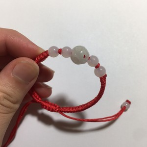 Jade Red String Adjustable Bracelet | eBay