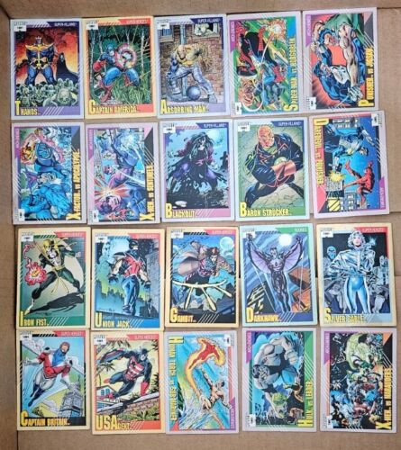 Marvel Universe - 1991 Impel - 40 cartes ! - Photo 1/2