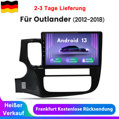 10'' Android 13 Autoradio GPS Navi 6+128G DAB+ Für Mitsubishi Outlander 2012-2018