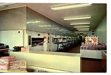 Interior Old Fashion Fruit Cake Factory-Store-Claxton-Georgia-Vintage Postcard