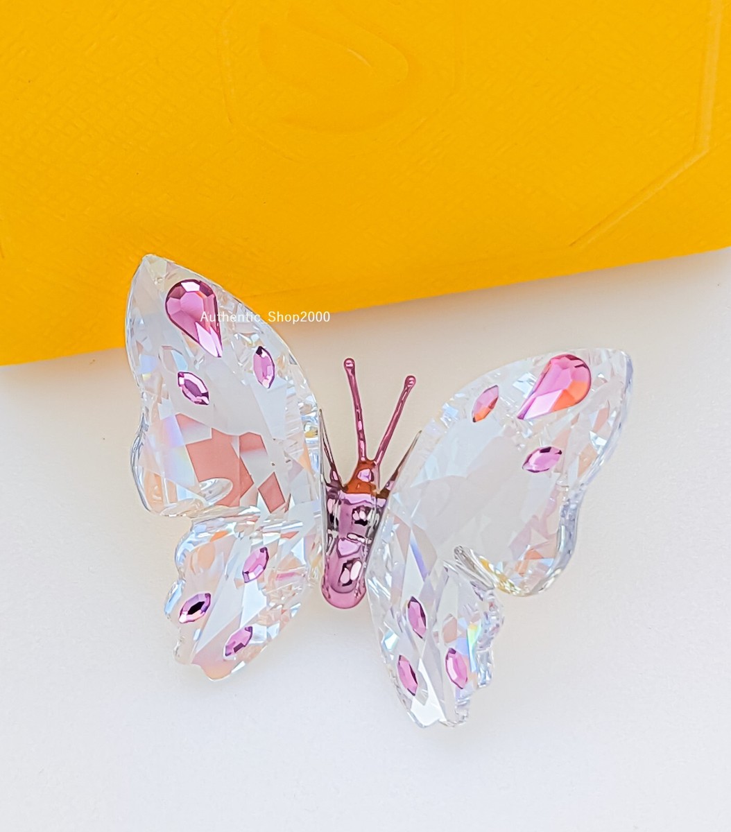 New 100% Authentic SWAROVSKI Crystal Idyllia Pink Butterfly