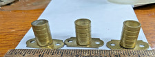 3 DEEP BASE BRASS LIGHT SOCKETS FOUND IN GILBERT ERECTOR SET