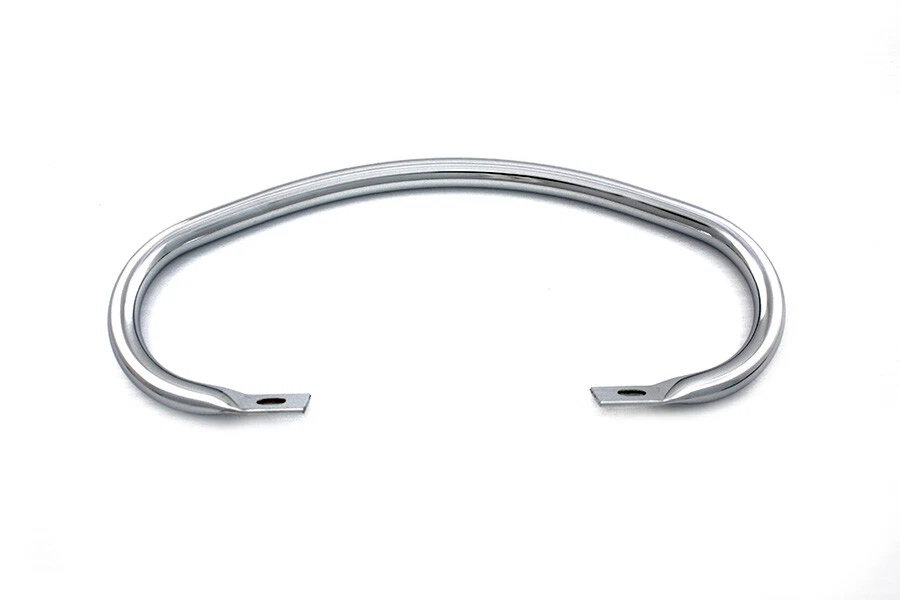 Barandilla de asiento cromada para Harley Davidson Foto 2 de 3