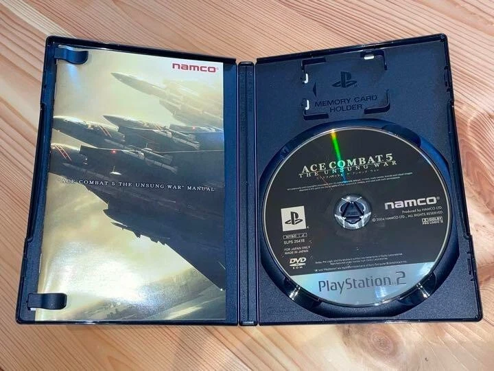 Lot 3 Ace Combat 4 5 0 zero set PS2 PlayStation 2 Namco Tested Japanese Version - Image 4 of 4