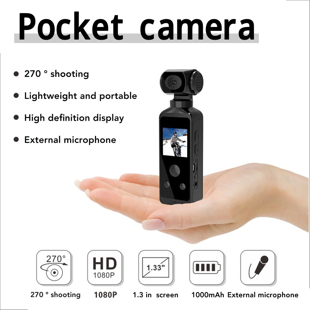 Handheld spy sale camera