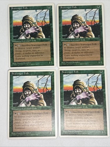 4X - Scavenger Folk - MTG - Chronicles (CHR) - Picture 2 of 2