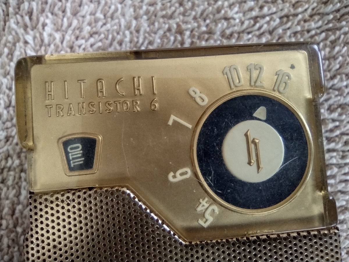 1959 Hitachi TH-666 Gold/Black 6 Transistor Pocket Radio | eBay