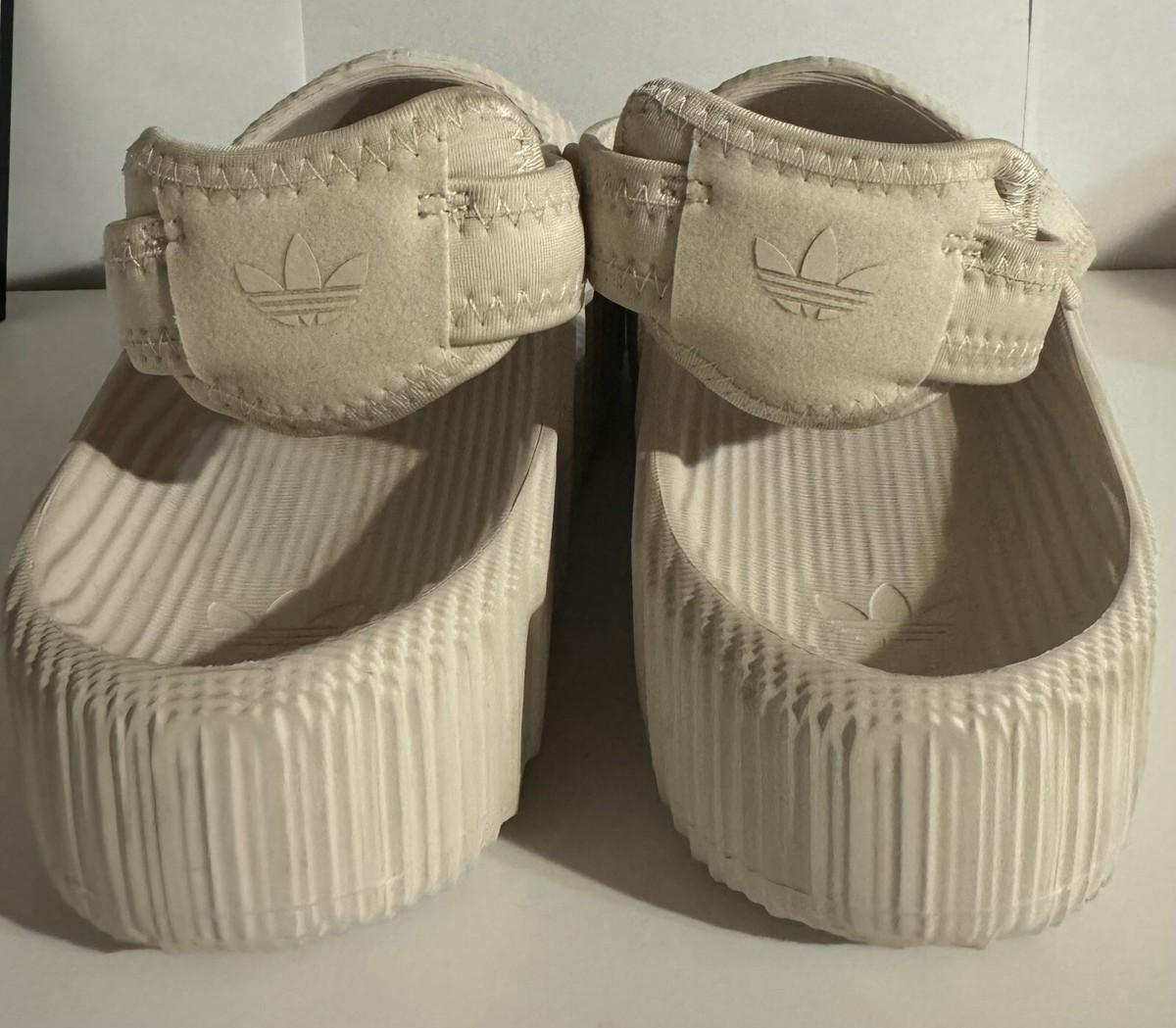 ■adidas■ Adilette 22 XLG W Beige IE5651 adidas Originals Women's Adilette 22 XLG Beige IE5651