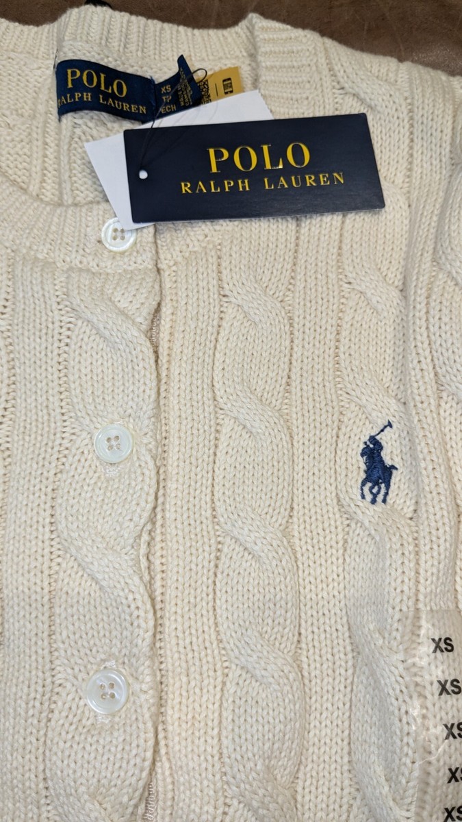 売れ筋商品|||ラルフローレン ニット&セーター アウター レディース Women's Cable-Knit Cotton Crewneck Cardigan Sweater White Cable-Knit Cashmere Crewneck Cardigan | Ralph Lauren