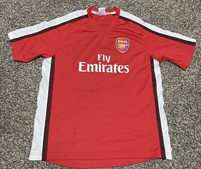 Arsenal Fly Emirates Jersey Victoria Concordia Crescit Youth XL | eBay