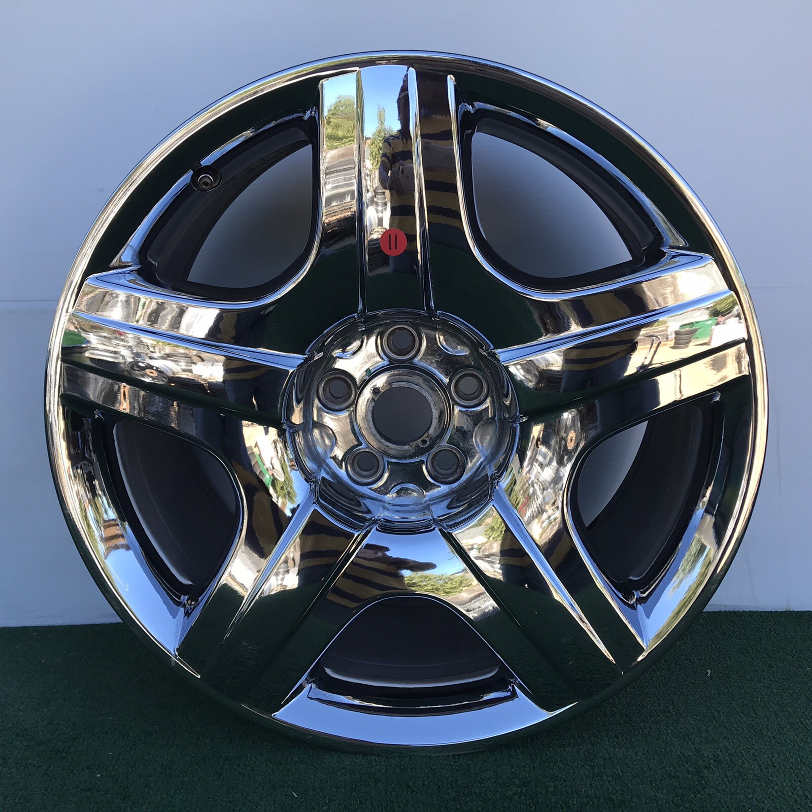2005-08 BENTLEY CONTINENTAL GT 19" CHROME GENUINE FACTORY OEM WHEEL RIM NO CAP