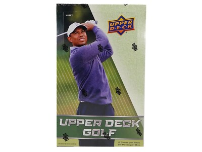 2024 Upper Deck Golf Hobby Box Factory Sealed
