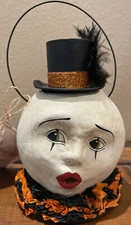 Bethany Lowe Halloween Magic Moon Bucket—Retired