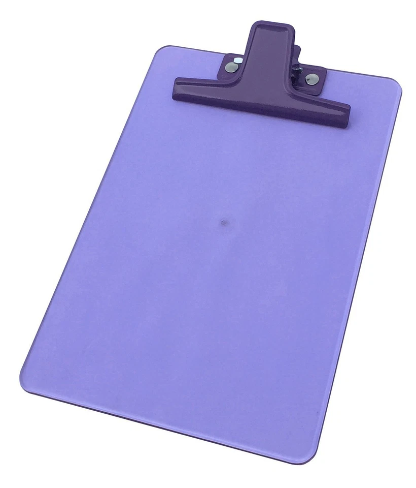 Acrimet Clipboard Memo Size ( 9 1/8" x 6 1/4" ) Premium Metal Clip (Plastic) - Image 2 of 4