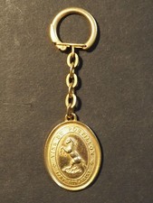 Ancien Porte Clé Publicitaire VINS DU POSTILLON Ivry-sur-Seine - métal doré. TBE