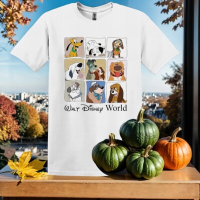 Walt Disney World All Dog T-Shirt Kinder Hoodie Herren Damen Unisex Tshirt SX32