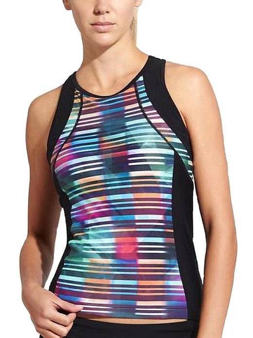 トップス a NWT Athleta Multi Streamline Tri Tank Top, Multi-Color SIZE XXS