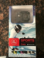 Sports Cam 720P HD Camera Includes Accessory Kit Several Mounts BRAND NEW