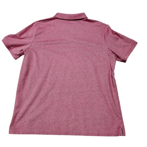 Vineyard Vines Boys Edgartown Polo Shirt XL Red Heather Short Sleeve Cotton - Picture 3 of 8