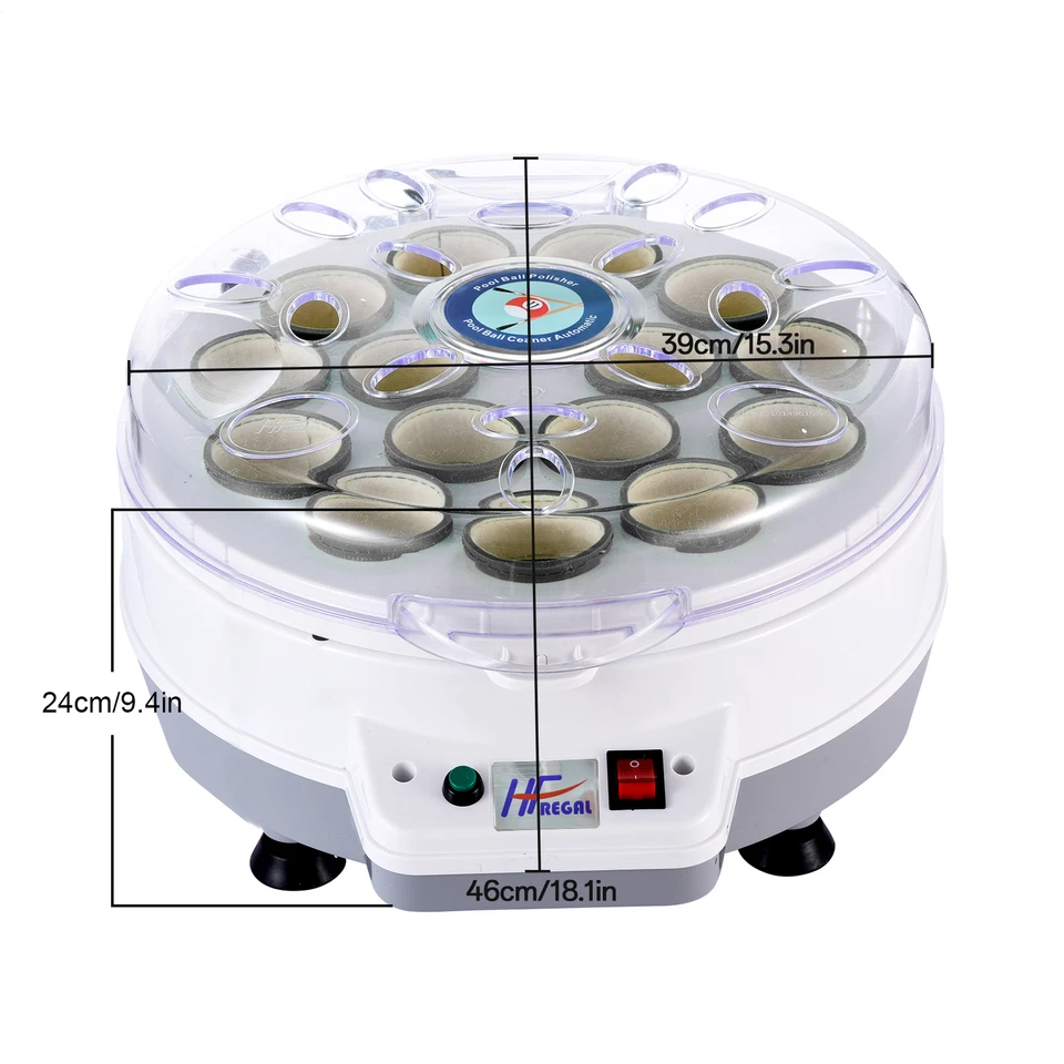  Automatic Pool Ball Cleaner  Billiard Ball Polisher 16 Ball  Washing Machine  - Image 2 of 4