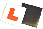Magnetic L Plates For Learner Drivers - Strong Hold, Easy To Attach & Remove