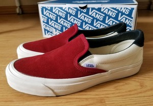 vans vault red dahlia