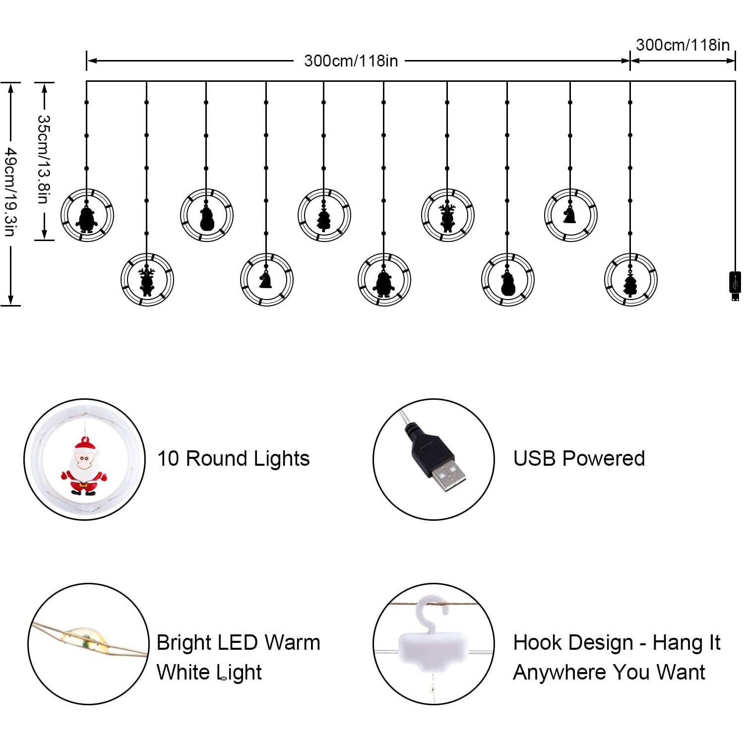 Christmas LED String Fairy Curtain Lights Twinkling Xmas Window Party Decor UK eBay