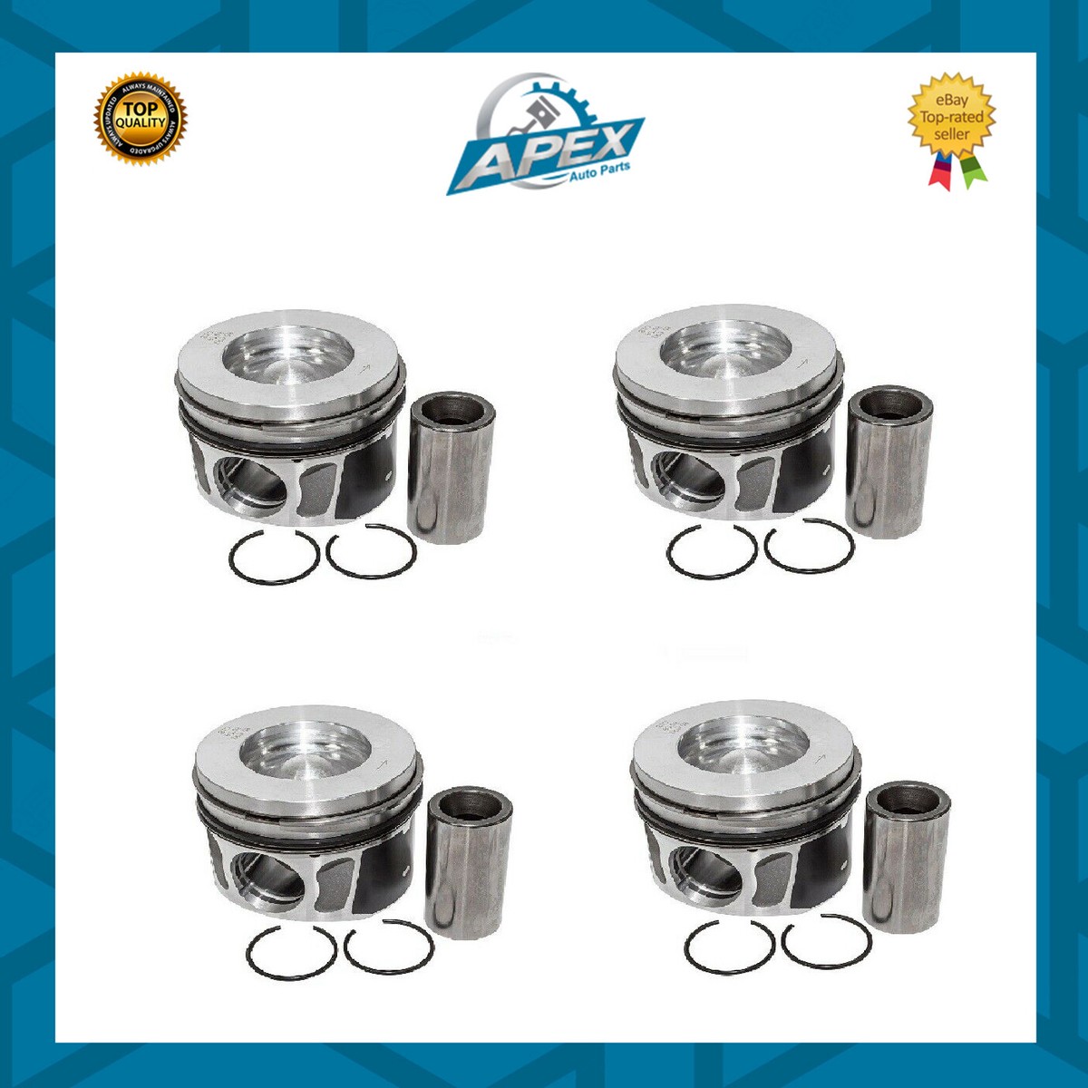 VOLVO 2.0 PISTON & RINGS SET FOR S60 S80 V60 V70 & XC60