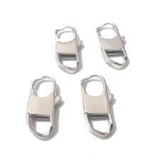 10pcs Lot 25mm Stainless steel Square Lobster Clasps Hooks Jewelry Findings DIY