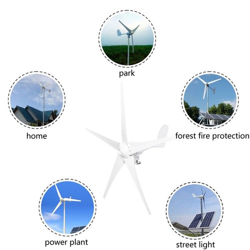 3000W Wind Turbine Generator Windmill 12V 24V 48V Inverter Hybrid Controller Kit - Picture 13 of 25