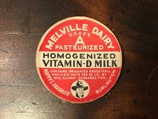 1950's Hoppalong Cassidy Milk Bottle Tops Caps Melville Dairy Burlington NC