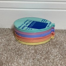 x12 Craft Blanks - Pastel Perspex Glossy Matt Acrylic Balloons 10cm x 8cm .