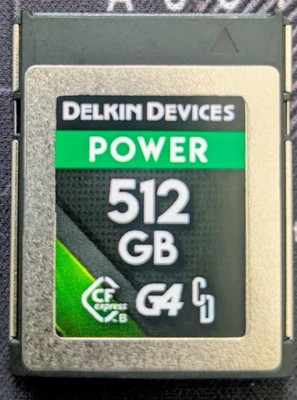Delkin Devices Power 512GB  CFexpress Type B Memory Card.