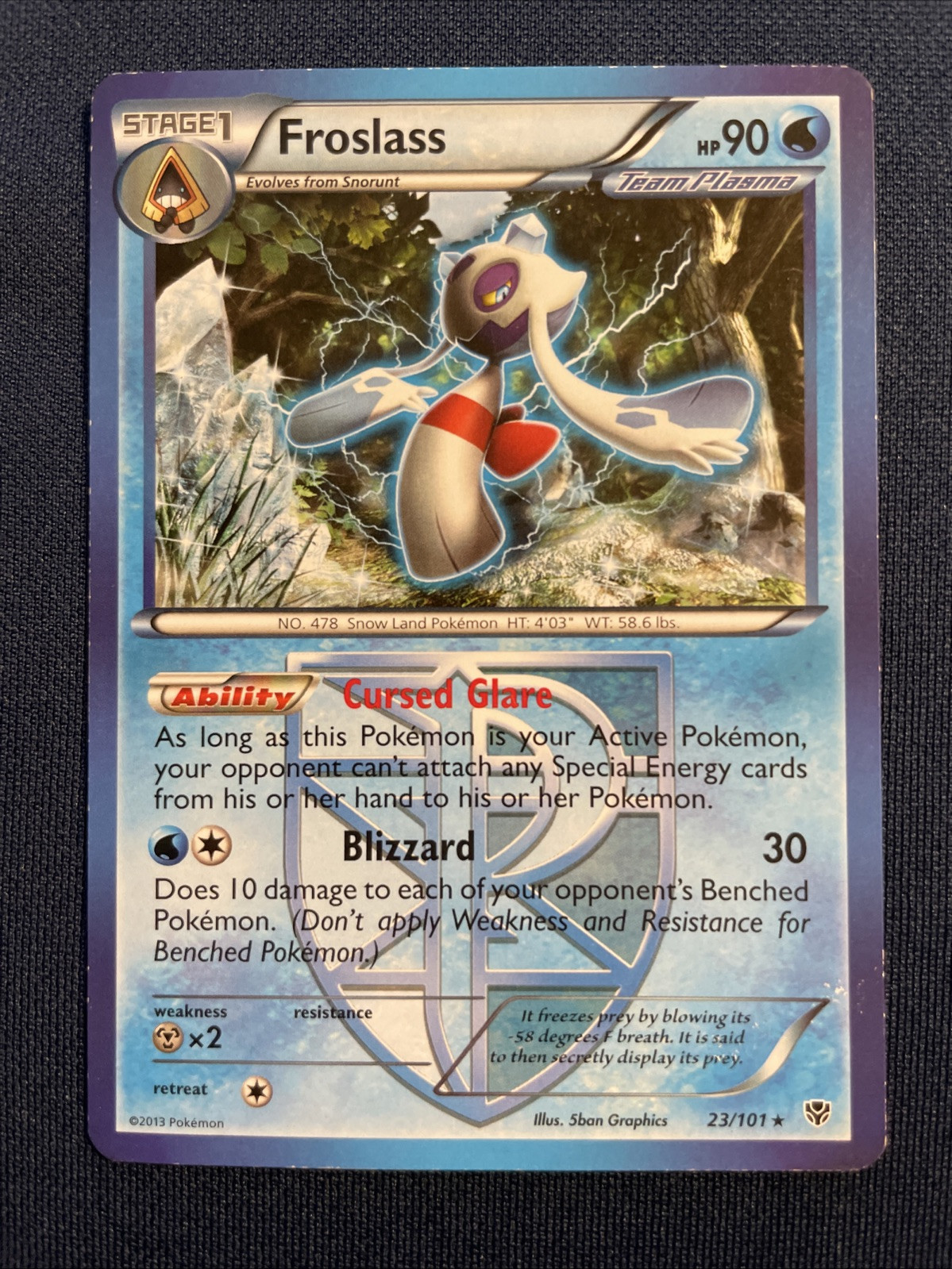 Froslass 23/101 Plasma Blast Regular (LP)