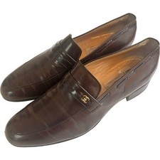 Vintage Gucci Horsebit Leather Loafer in Brown Size 10