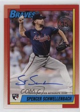 2025 Series 2 1990 Topps Baseball Spencer Schwellenbach #90B2-SS Auto 04cw