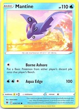 Mantine Astral Radiance 034/189 Common Pokemon Near Mint Pokemon Card