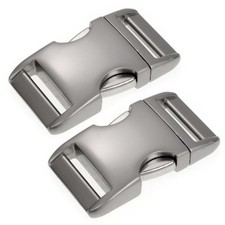 Metall-Klickverschluss Alumaxx 1'', 2 Stück, Klipp-Verschluss, Steck-Schließe