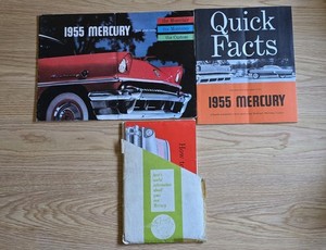 1955 Mercury Car Dealer Advertisements x2